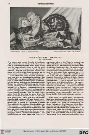 32: "Das bürgerliche Heim" : ein Antwortbrief