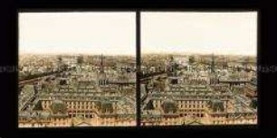 Blick auf Paris mit Justizpalast und Seine
