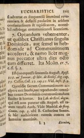 165-175, 7. Optandum vehementer, ut quilibet ...