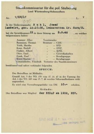 Buhl, Josef