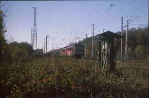 Wiesenburg Lok 155 267 Vorspann Lok Baureihe 155 Güterzug Schaltkasten