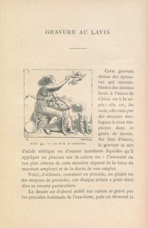 Gravure au lavis
