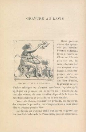 Gravure au lavis