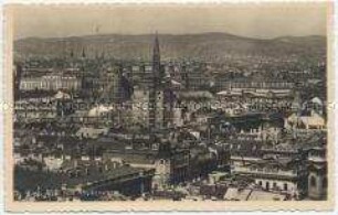 Blick auf Wien vom Stephansturm