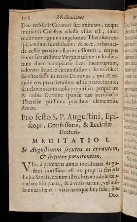 508-519, Pro festo S. P. Augustini, Episcopi, Confessoris, & ...; ...