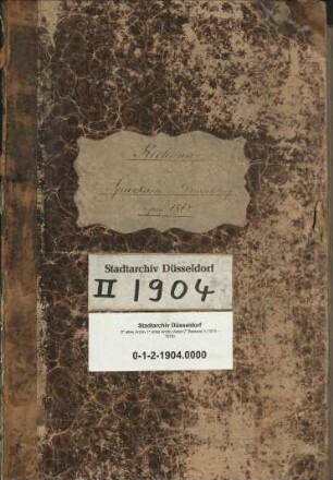 Rechnungen der Sparkasse für 1862