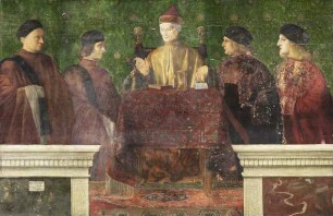 Der Doge Leonardo Loredan mit vier Begleitern