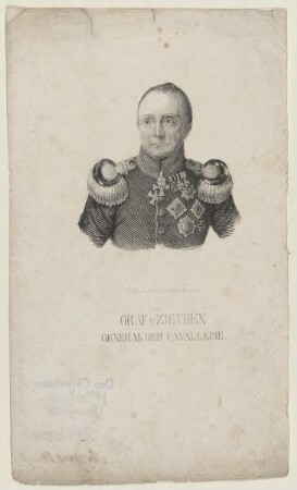 Bildnis des Hans Joachim von Zieten