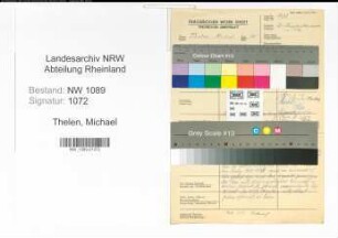 Entnazifizierung Michael Thelen , geb. 00.00.0000 (Polizist)