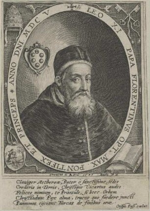 Bildnis von Papst Leo XI.