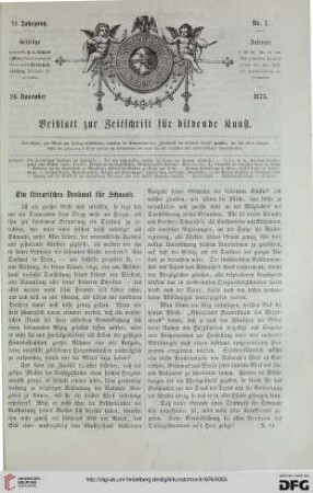 Heft 7 (26. November 1875)