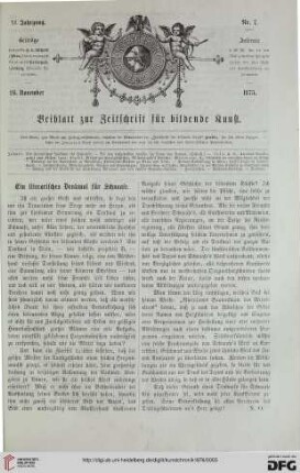 Heft 7 (26. November 1875)