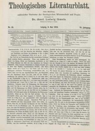 161-163 [Rezension] Landersdorfer, Simon Konrad, Der Baal Tetramorphos und die Kerube des Ezechiel