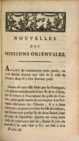 Nouvelles Des Missions Orientales : Reçues au Séminaire des missions étrangeres, à Paris, en 1785 & 1786.. 2
