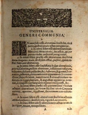 Georgii Ernesti Stahlii ... Problemata practica, febrium pathologiae et therapiae, luculenter & quoad fieri potest demonstrative evolvendae, deducendae, & stabiliendae, fundamenti loco inservientia quibus febrium in genere et specie, circumstantiae essentiales, tam inhaerentes, quam consequentes, partim etiam antecedentes ... recensentur ...