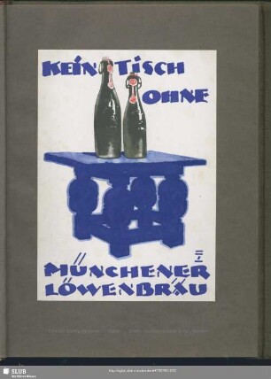 Münchener Löwen-Bräu Plakat