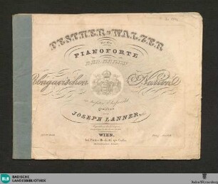 Pesther-Walzer für das Pianoforte : 93stes Werk
