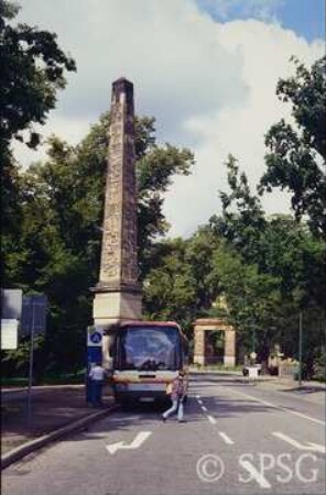 Potsdam, Park Sanssouci, Östlicher Lustgarten, Obelisk.