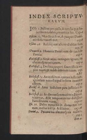 Index scripturarum.