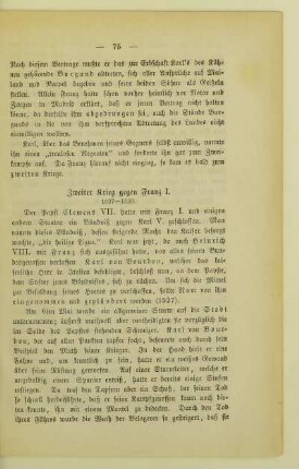 Zweiter Krieg gegen Franz I. 1527 - 1529