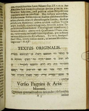 Textus Originalis.