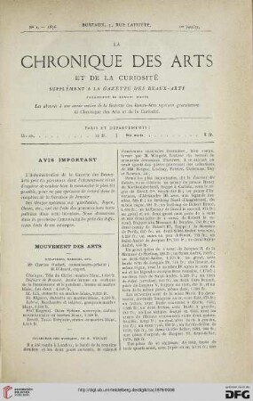 Nr. 1 (1er janvier)