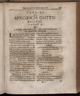 Pars XV. De Specificis Gutturalibus.