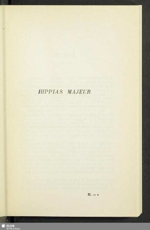 Hippias Majeur