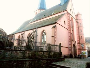 Ansicht von Nordwesten über Langhaus (1461-1490 als dreischiffige Spätgotische Hallenkirche erbaut)