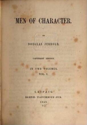Men of character, 1