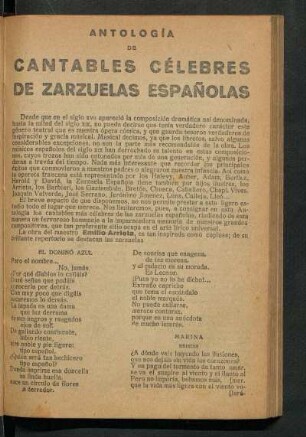 [Obras del maestro Emilio Arrieta]