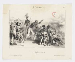 L’Eclipse de 1832, aus: "La Caricature", Paris 1831
