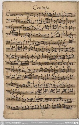 Händel, G. F., Alessandro, HWV 21 <Ouvertüre>