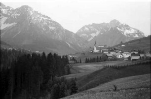 Riezlern: Blick nach Hirschegg