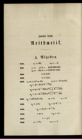 Zweiter Theil. Arithmetik.