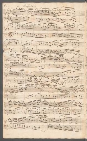 Sinfonien; cemb; e-Moll; BWV 793