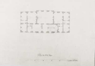 Grundriß eines Schlosses (1. OG)