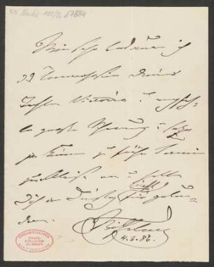 Brief an Ludwig  : 04.03.1883