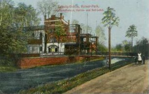 Leipzig-Gohlis: Kaiser-Park ; Gesellschaftshaus, Garten- und Ball-Lokal