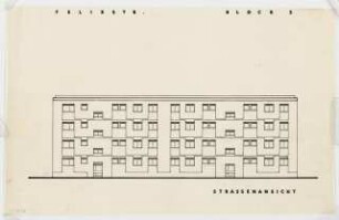 Wohnhäuser Felixstraße 14-22, Berlin-Tempelhof: Ansicht
