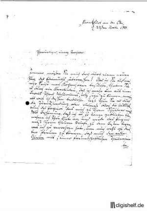 1: Brief von Garlieb Helwig Merkel an Johann Wilhelm Ludwig Gleim