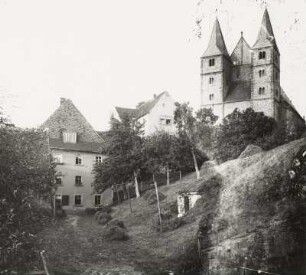 Geithain, Stadtkirche Sankt Nikolai : Geithain. Stadtkirche Sankt Nikolai. Ansicht von Südwesten