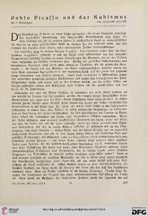 13.1921: Pablo Picasso und der Kubismus