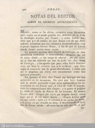 NOTAS DEL EDITOR SOBRE EL ESCRITO ANTECEDENTE.