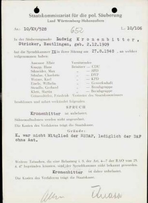 Kronenbitter, Ludwig