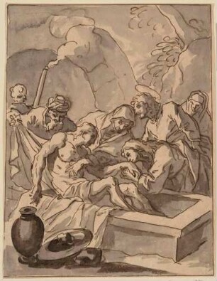 Christi Grablegung (nach Parmigianino)