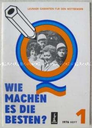 Propagandaschrift zum sozialistischen Wettbewerb in den Leuna-Werken