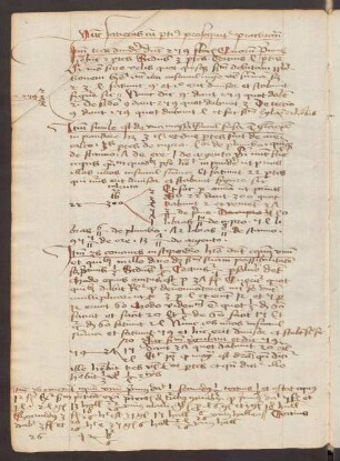 Mathematische Aufgabe (Seitenrand)