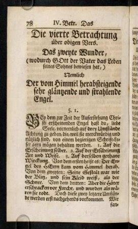 78-90, Vierte Betrachtung
