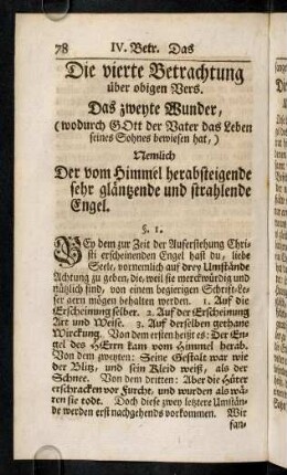 78-90, Vierte Betrachtung
